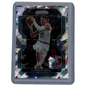 LaMelo Ball 2021-22 Panini Prizm Cracked Ice Parallel #185